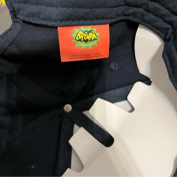 NWOT Classic TV Series Batman Loot Crate Hat Bat Symbol Baseball Cap - Picture 2 of 4